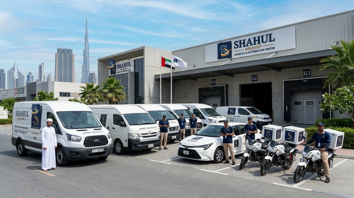 Shahul Delivery Commercial Fleet - Branded Cars, Vans & Delivery Motorcycles